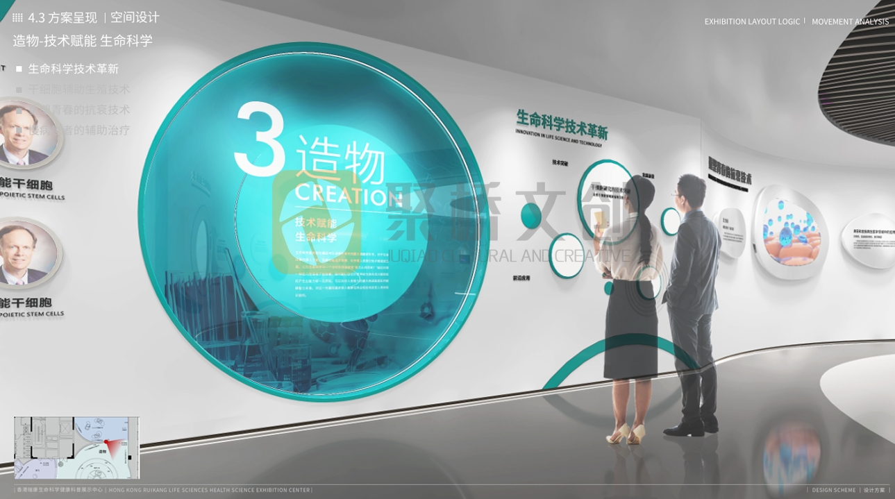 專為生物醫藥產業園打造的展示中心設計，如何呈現專業與未來感？