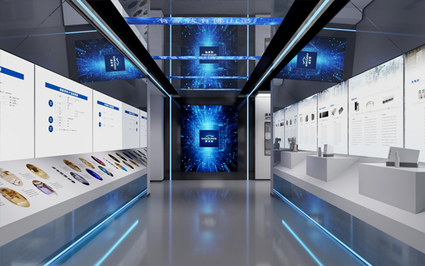 新能源行業企業展廳設計