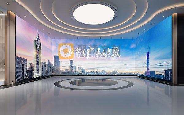 企業招商展廳，數字沙盤，招商展廳設計