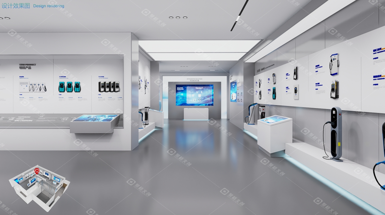 新能源企業(yè)展廳設計