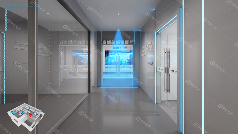 新能源企業展廳設計